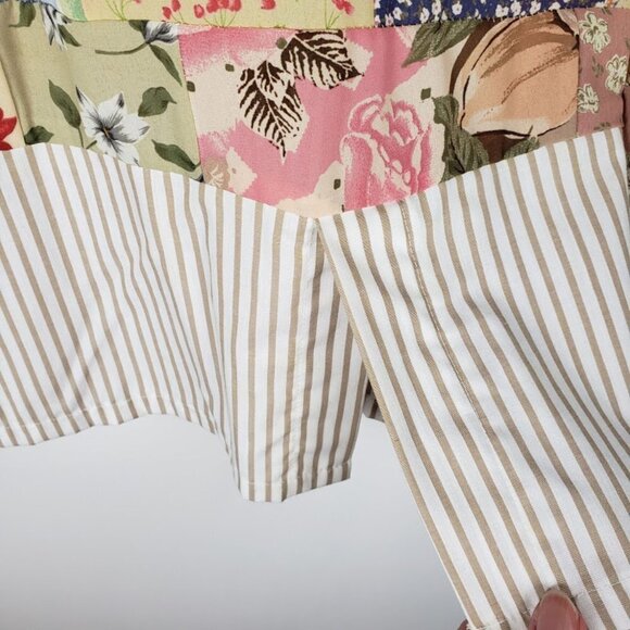 Hartly of Westwood Patchwork Popover Top Funky Art Lagenlook Size Medium - Picture 3 of 7